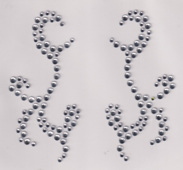 Tribal aus Strass zum Aufbügeln  crystal